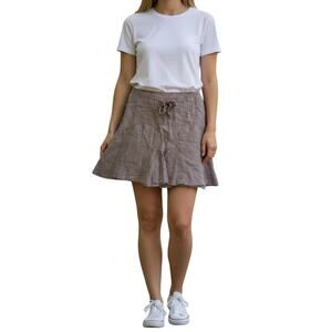Athleta women’s Brown Whatever Twill Mini Skirt Size 0